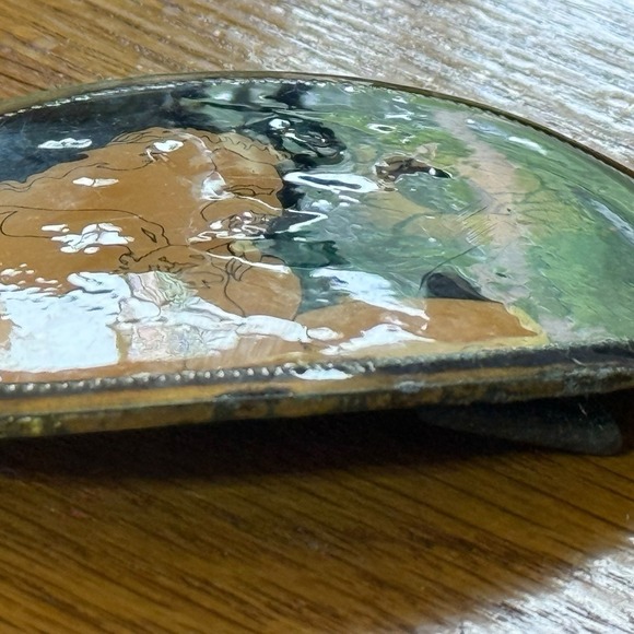 Jethro Tull Vintage 1976 Pacifica Enameled Belt Buckle main image 5
